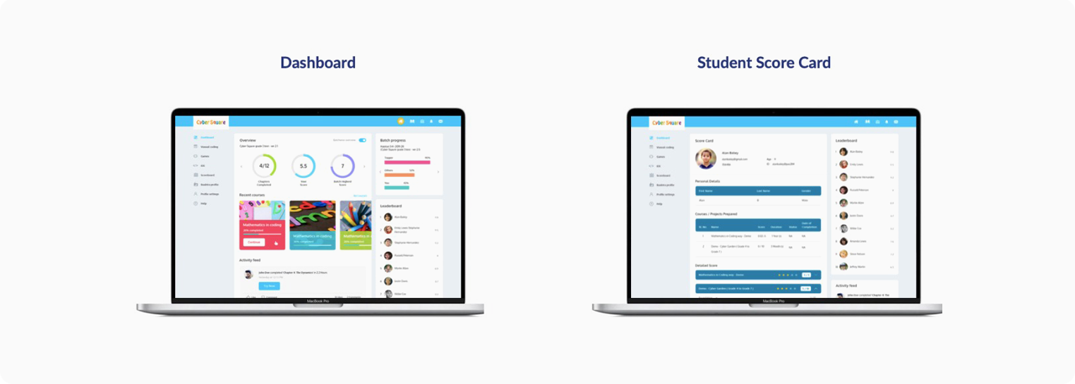 Online learning Platform for students